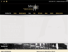 Tablet Screenshot of meridianpint.com